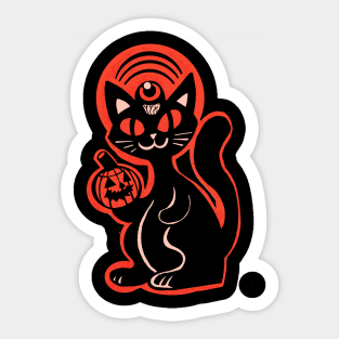 Halloween Cat Sticker